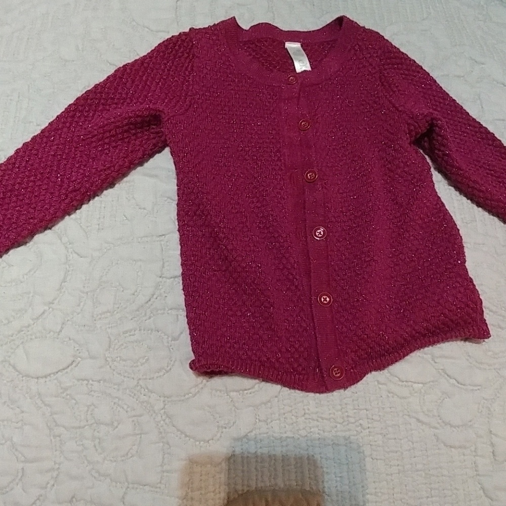 Maroon cardigan